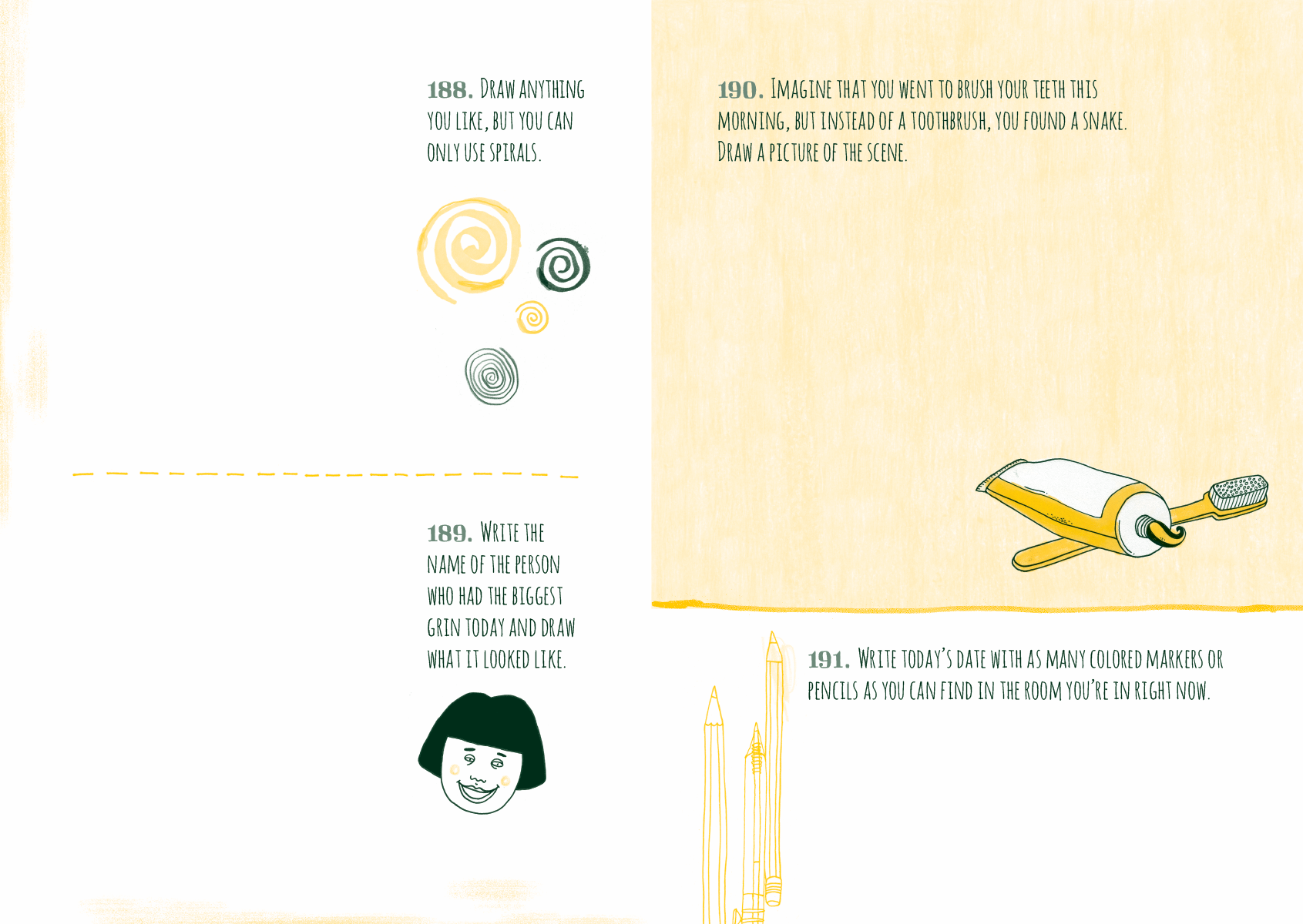 Daily Creativity & Personal Reflection Journal – 365 Guided Writing & Drawing Activities