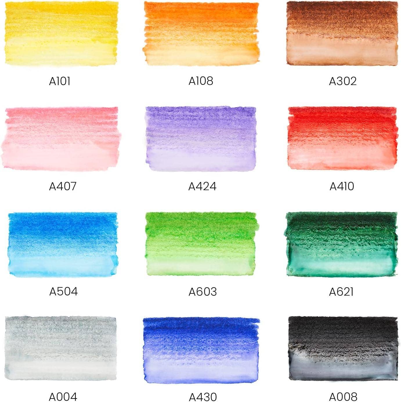 Arteza® Real Brush Pens® Set – 13-Piece Watercolor & Hand Lettering Educational Art Set