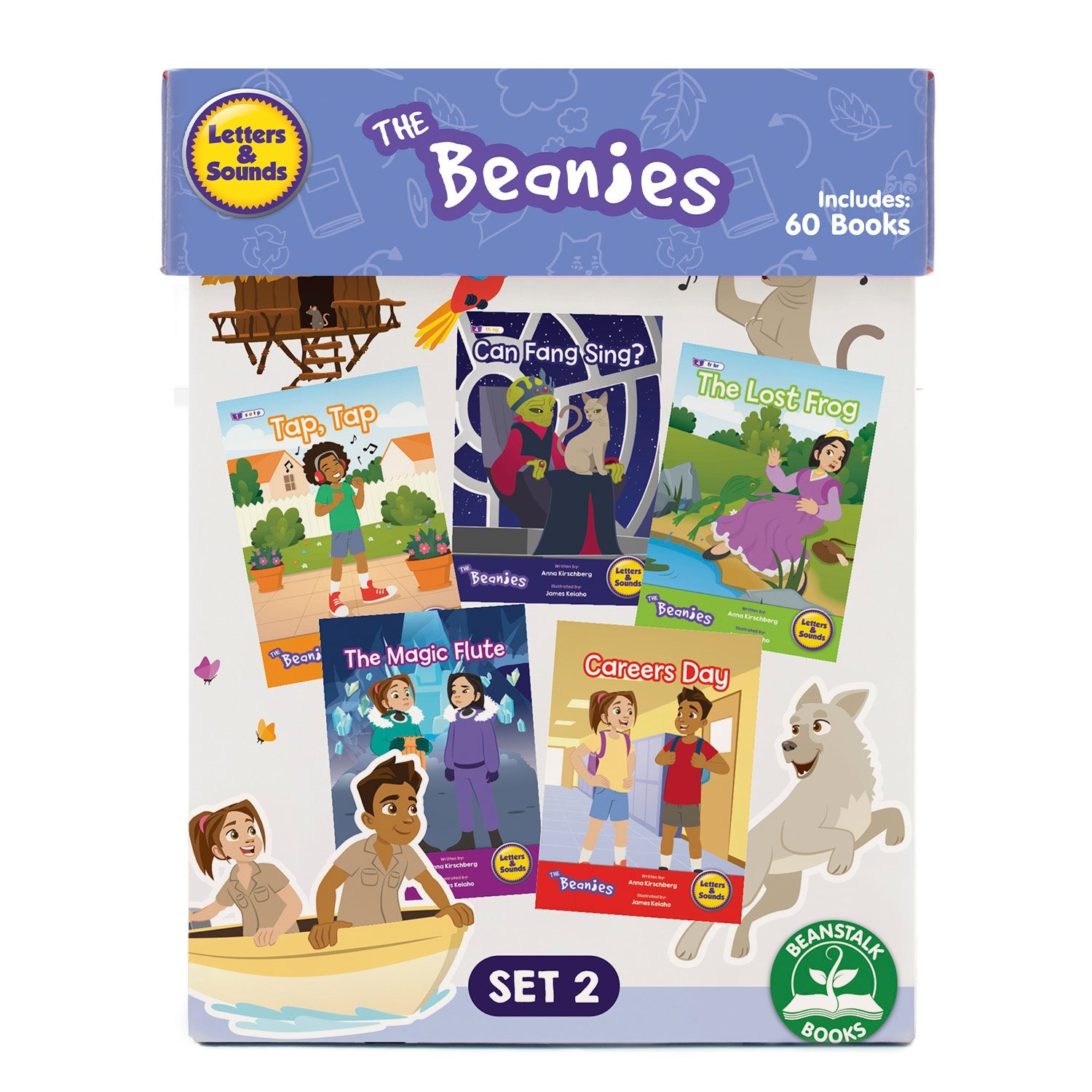 The Beanies - HiLo Set 2 Decodable Readers - Phase 6 - 6 pack