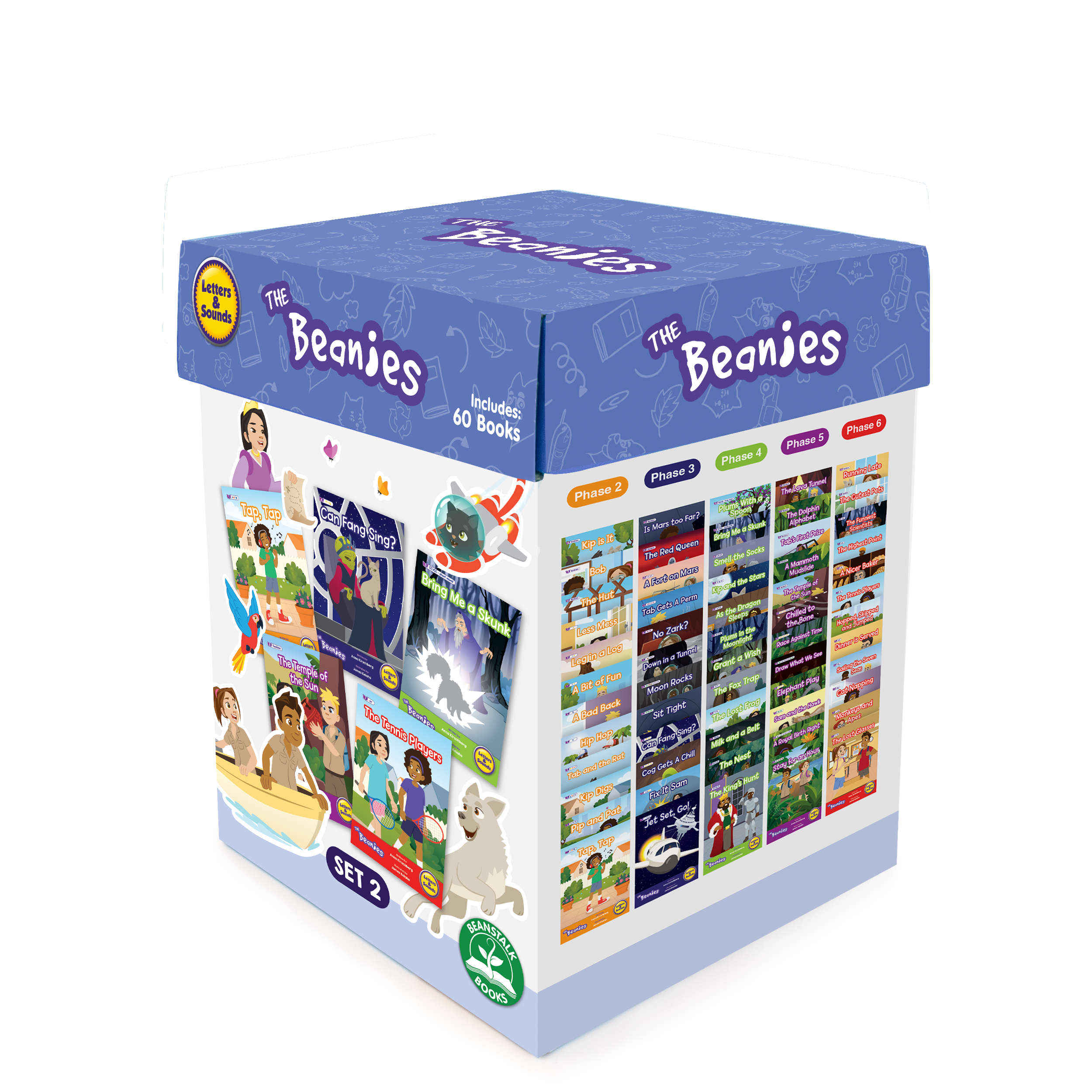 The Beanies - HiLo Set 2 Decodable Readers - Phase 6 - 6 pack