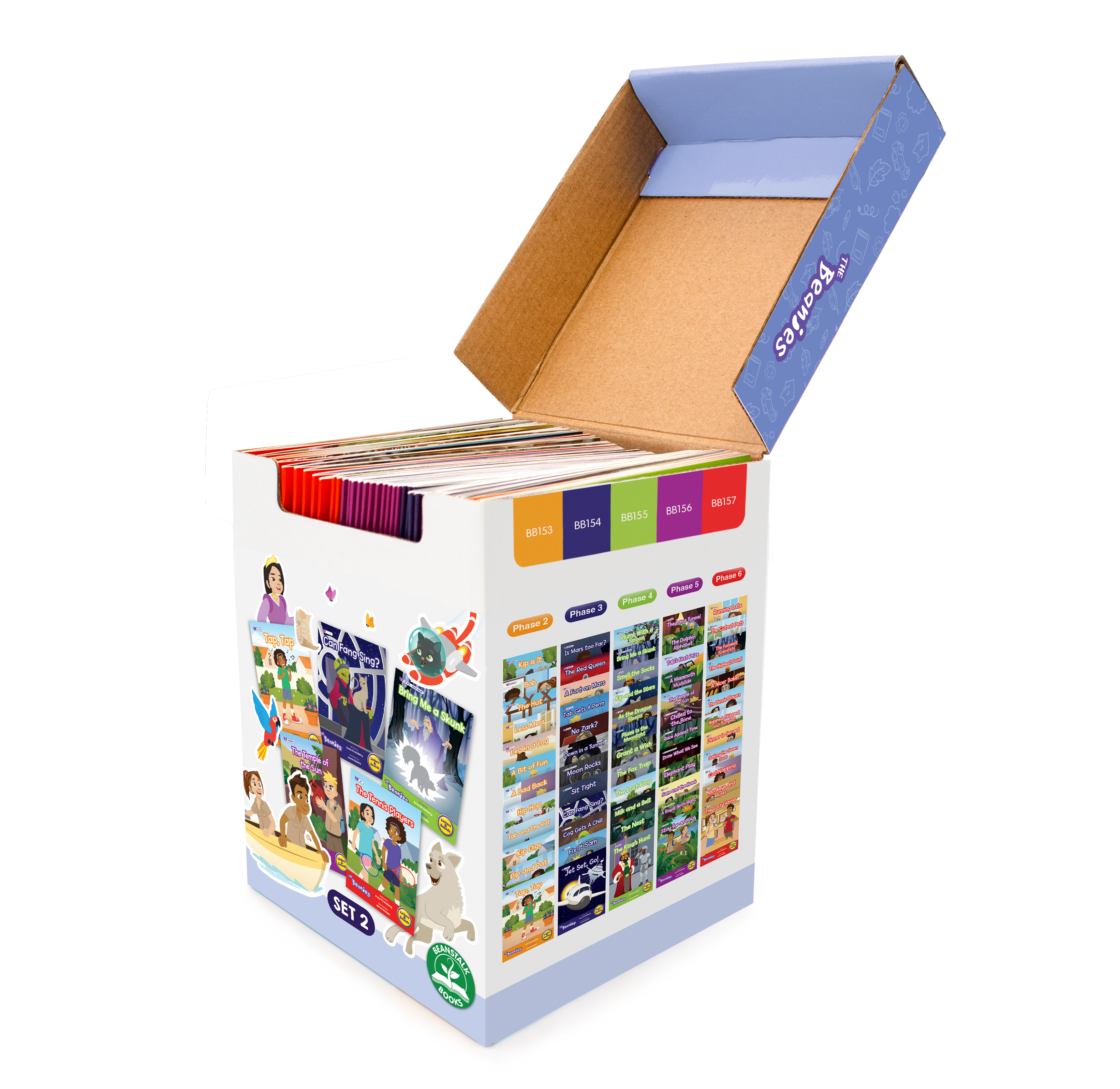 The Beanies - HiLo Set 2 Decodable Readers - Phase 6 - 6 pack