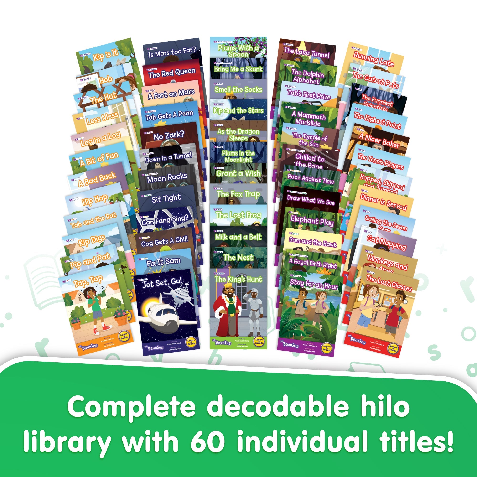 The Beanies - HiLo Set 2 Decodable Readers - Phase 6 - 6 pack