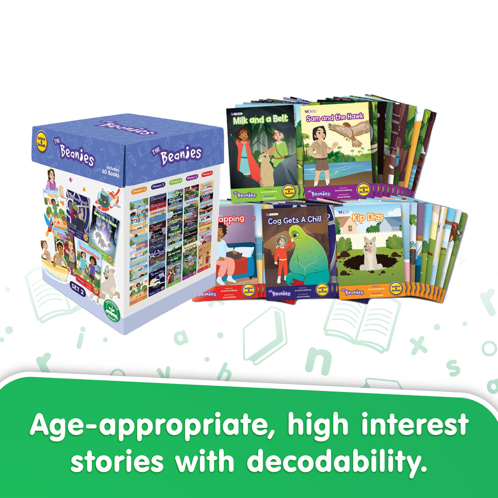 The Beanies - HiLo Set 2 Decodable Readers - Phase 6 - 6 pack