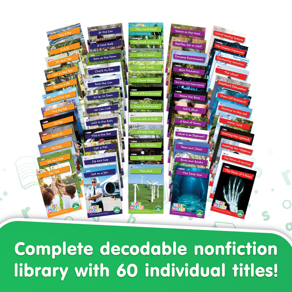 Real World Non-Fiction Hi-Lo Decodables Boxed Set
