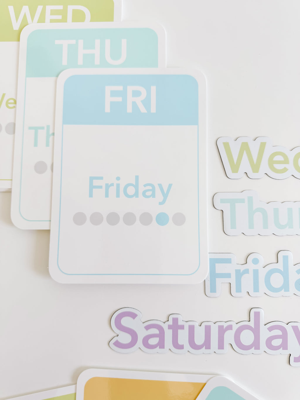 Days, Months, Seasons Flashcards and Magnets