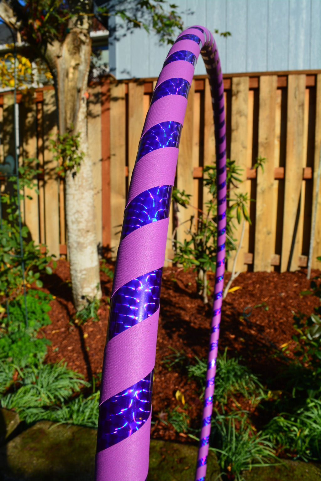 Beginner & Weighted Fitness Taped Beginner Hula Hoops | Mirror, Holographic, & Prism Deco Tapes + Gaffer Grip Tape