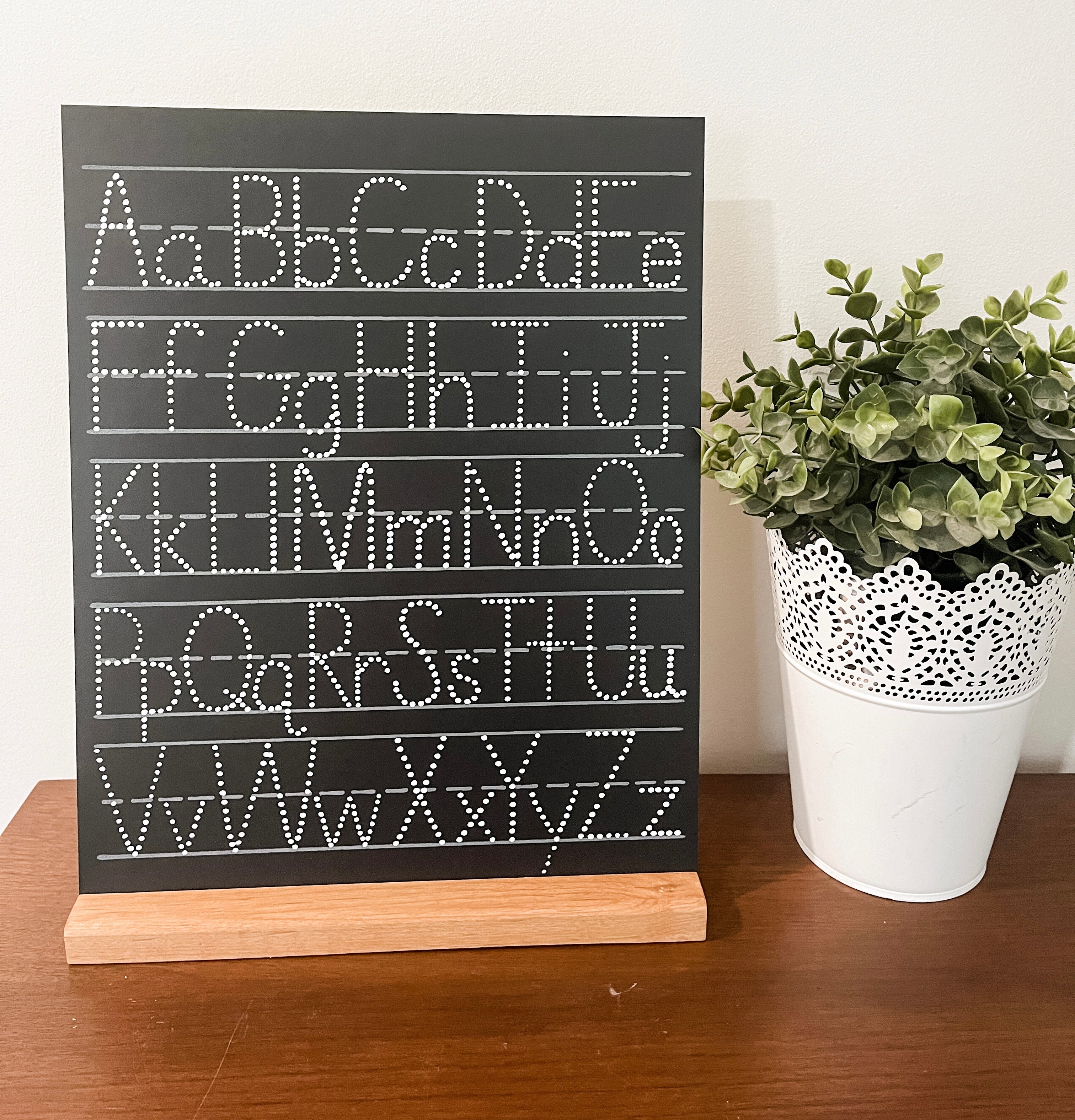 Wood Chalkboard Stand (Full Size)
