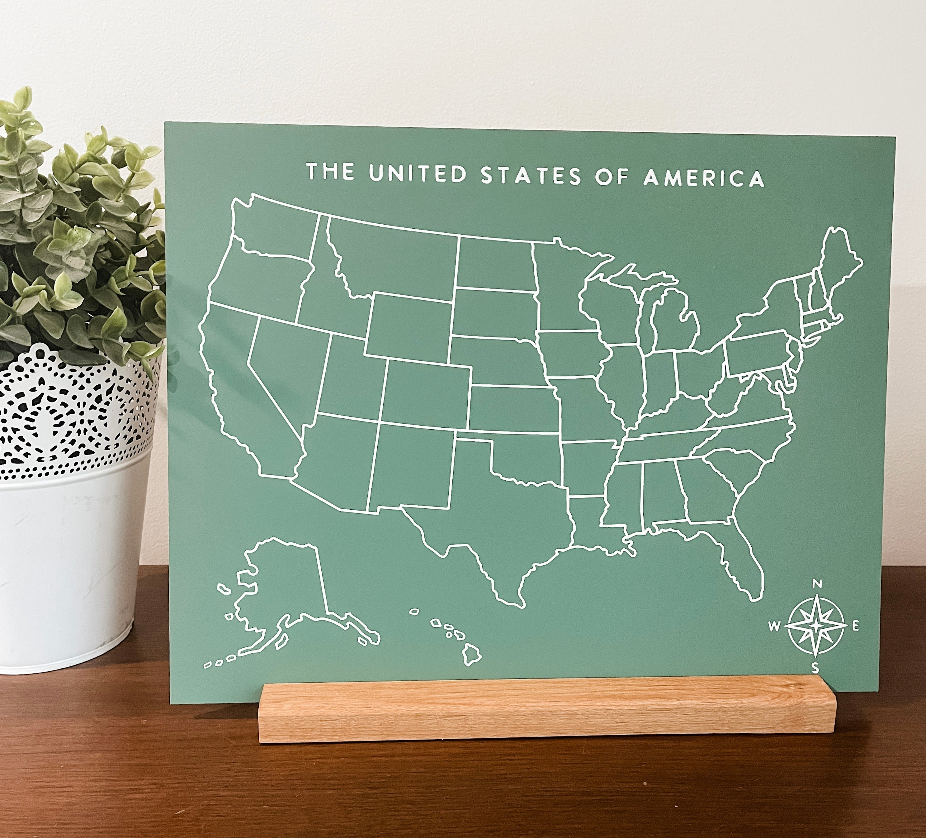 Wood Chalkboard Stand (Full Size)