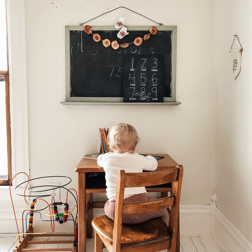 Traceable Numbers Trace-n-Erase Chalkboard®