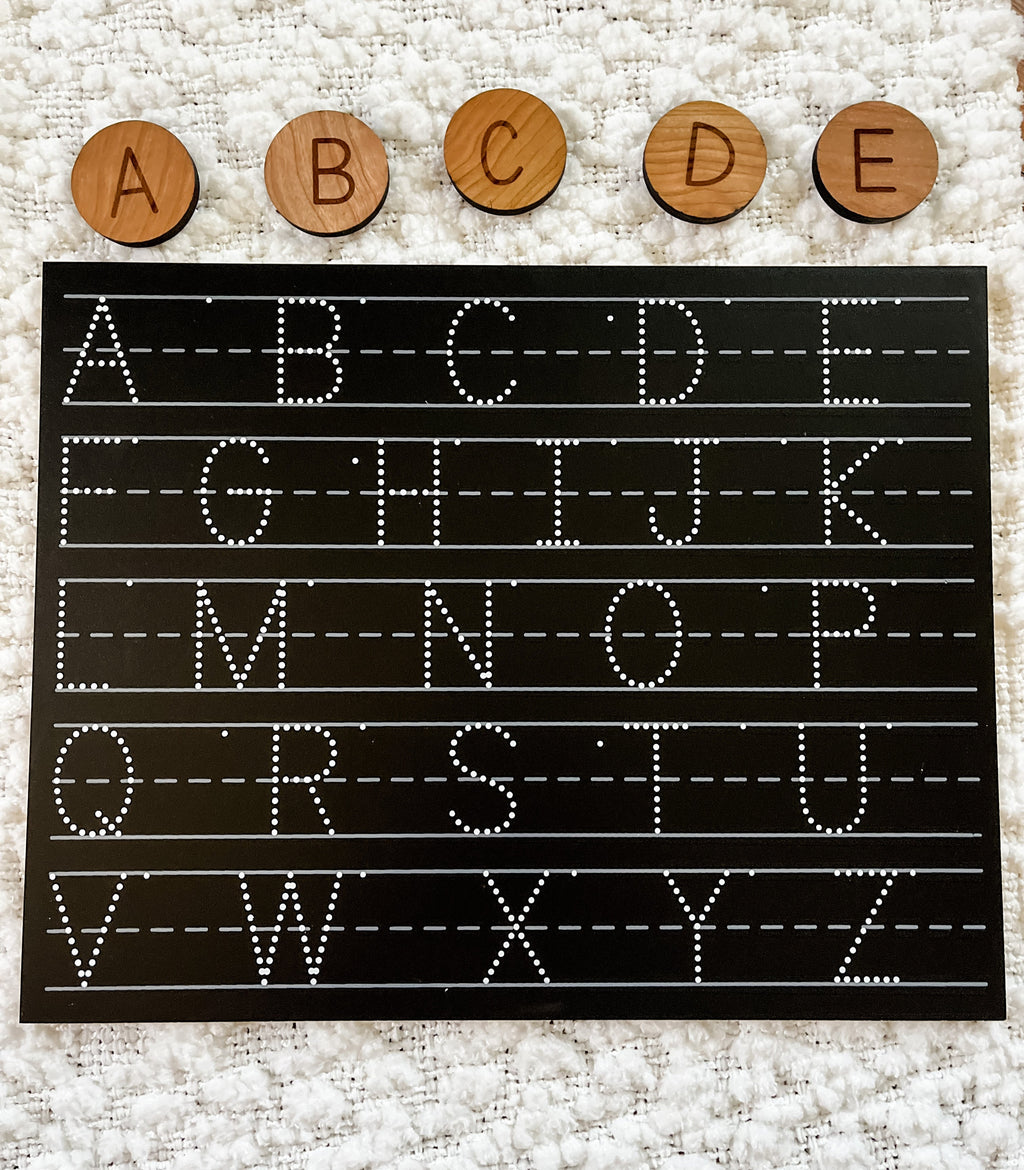Trace-N-Write Uppercase ABC's Chalkboard