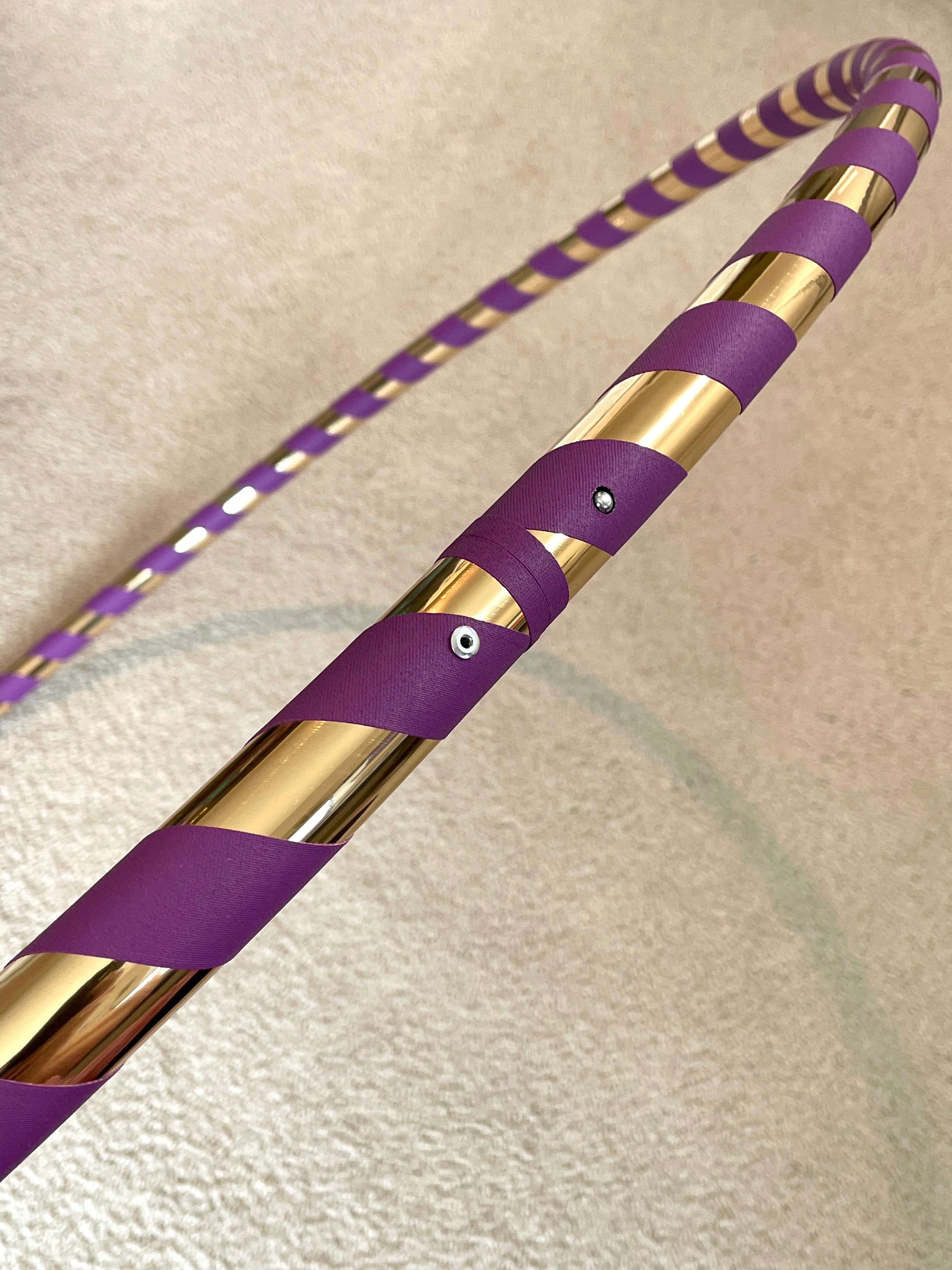 Beginner & Weighted Fitness Taped Beginner Hula Hoops | Mirror, Holographic, & Prism Deco Tapes + Gaffer Grip Tape