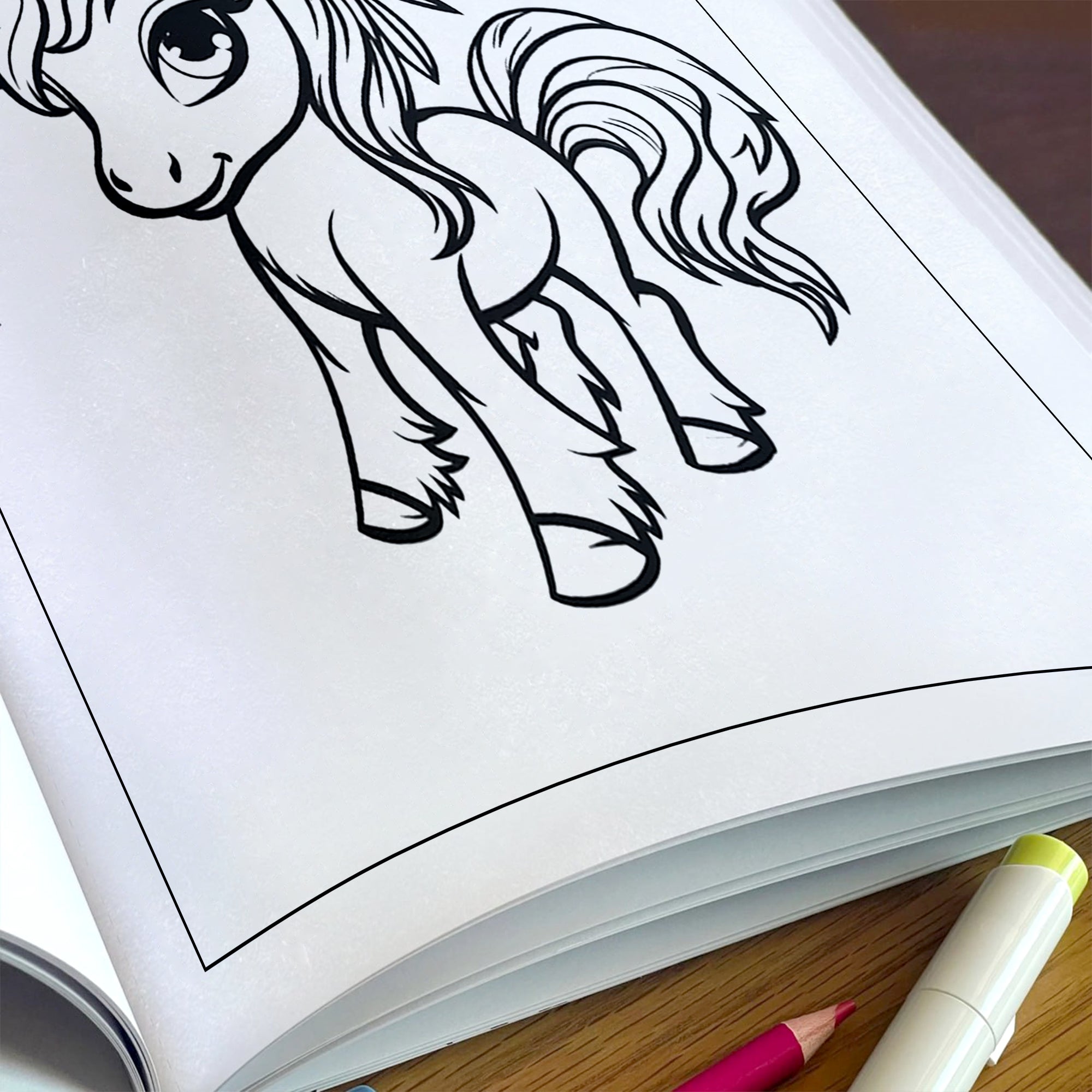Floral Unicorn Magic Coloring Pages – 48 Pages – Adorable Flower Unicorn Designs – For Kids