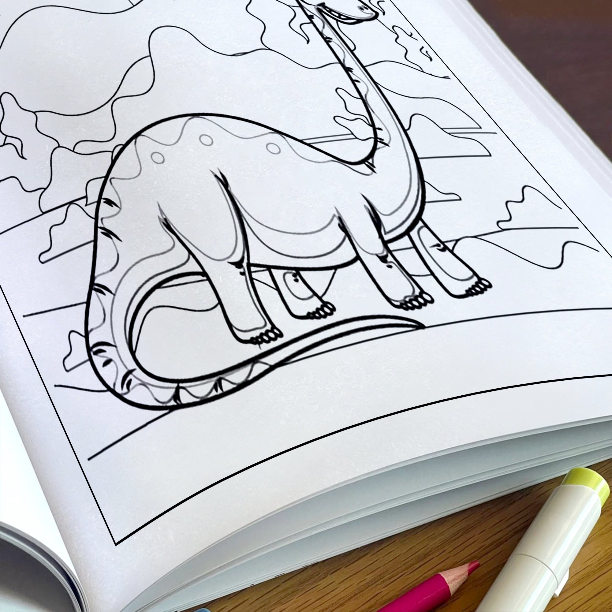 Prehistoric Legends – Dinosaur Coloring Pages – 48 Pages – Fierce Jurassic Creatures – For Kids
