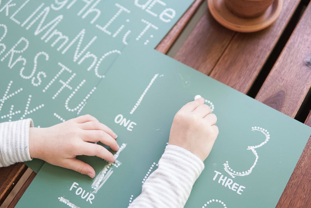 Traceable Numbers Trace-n-Erase Chalkboard®