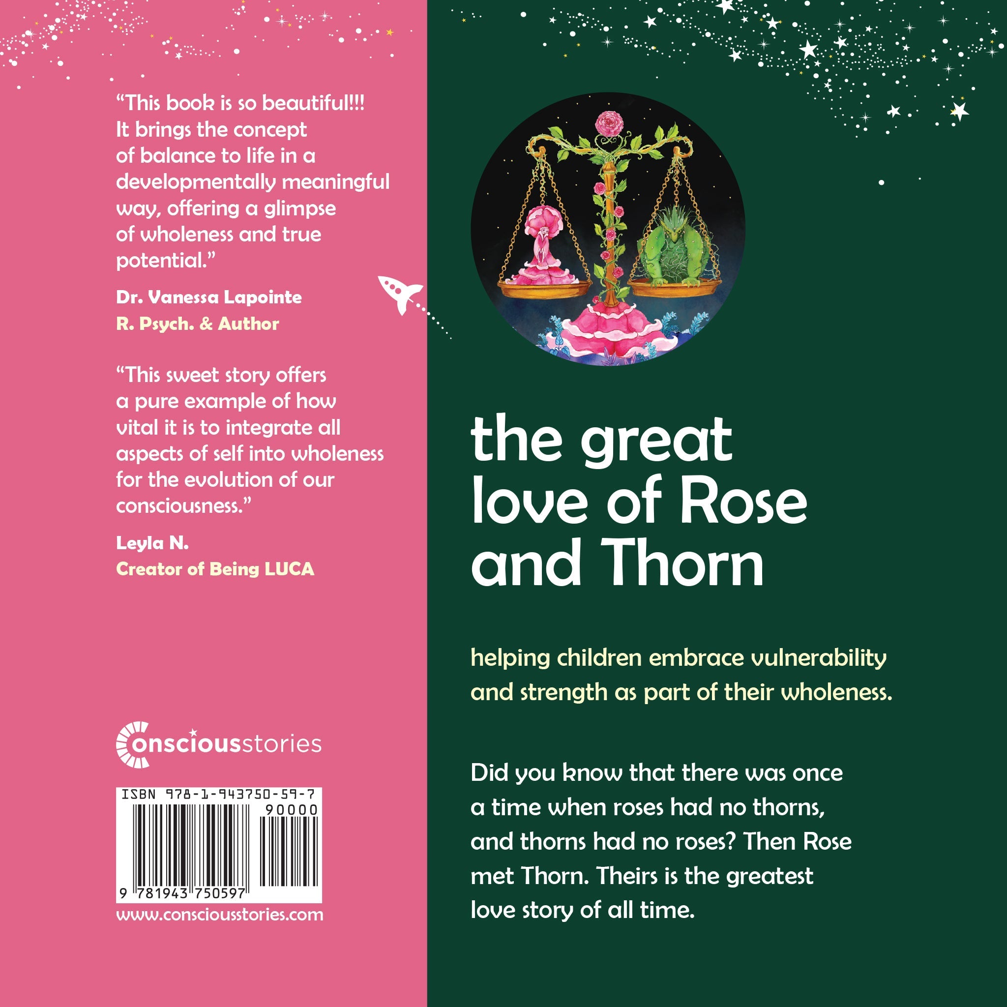 The Great Love of Rose and Thorn. Helping children embrace vulnerability and strength as part of their wholeness.