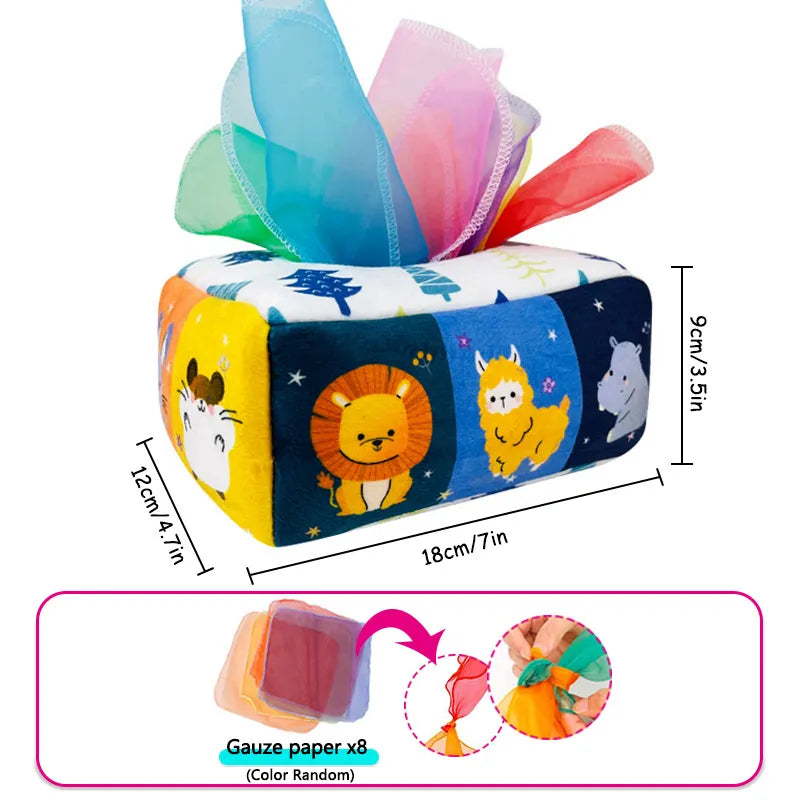 Baby's Teaching Tissue Box