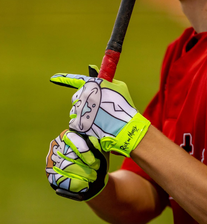 Rick and Morty Batting Gloves - Quantum Orbit by Phenom Elite
