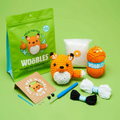 Educational Crochet Learning Kit – Beginner Fiber Arts Skill Development: The Woobles Felix the Fox Beginner Crochet Kit