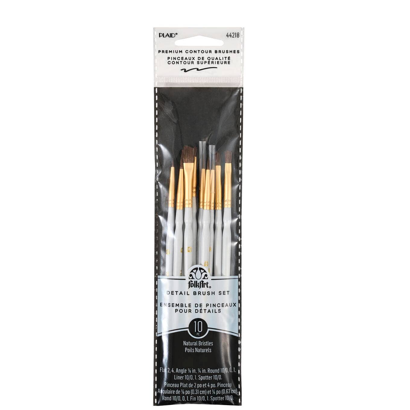FolkArt® Detail Brush Set, 10-Piece