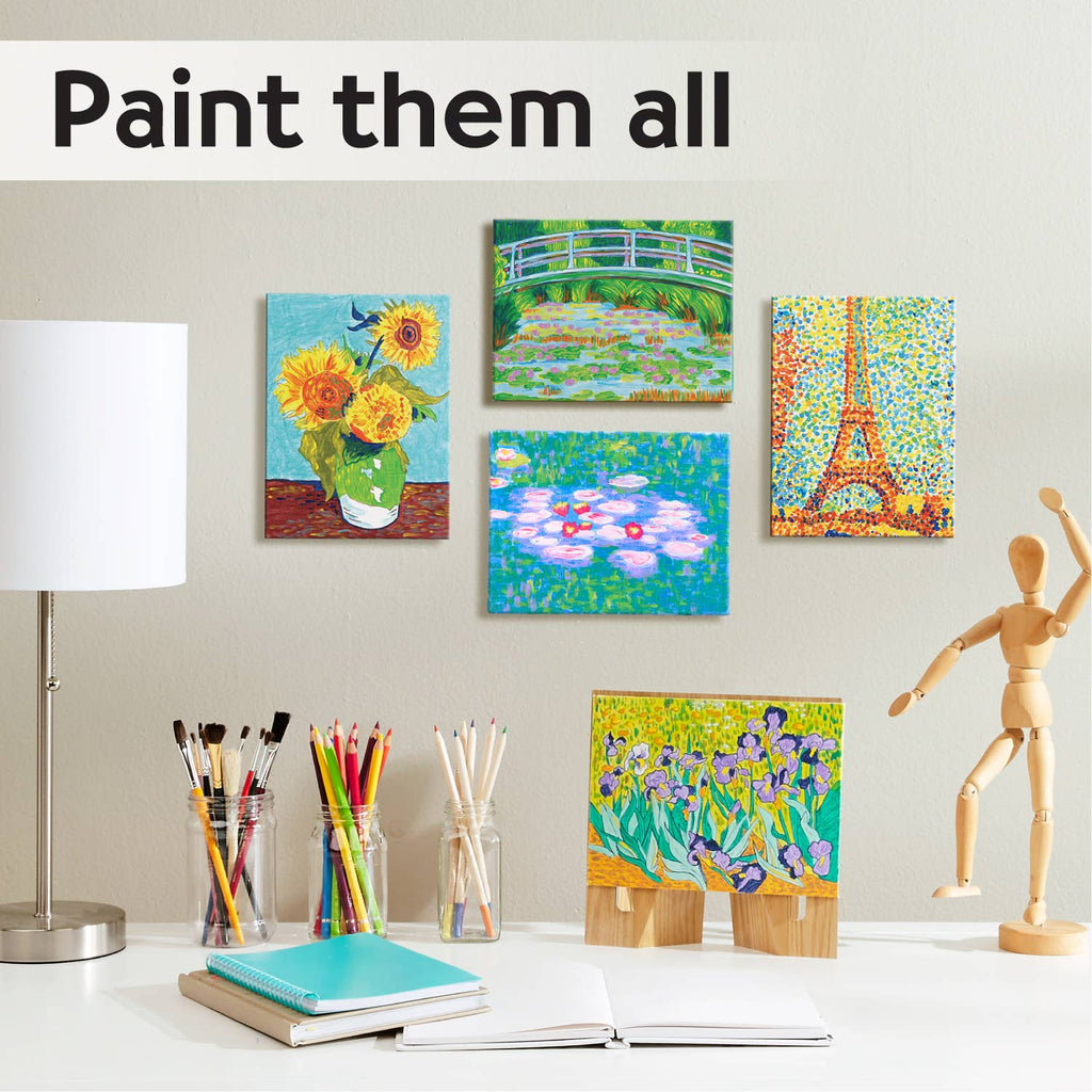 Faber-Castell® Museum Series Paint by Number – Irises Inspired by Vincent van Gogh