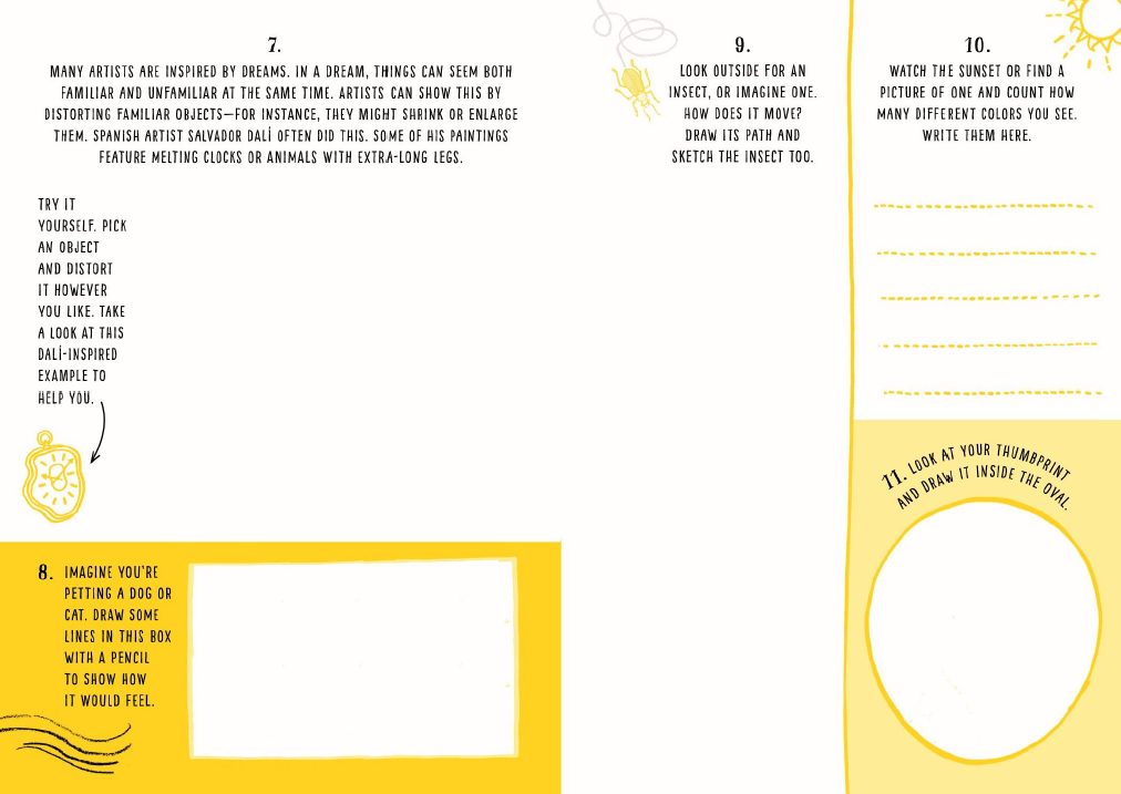 Daily Art & Creative Thinking Journal – 365 Guided Drawing and Observation Activities