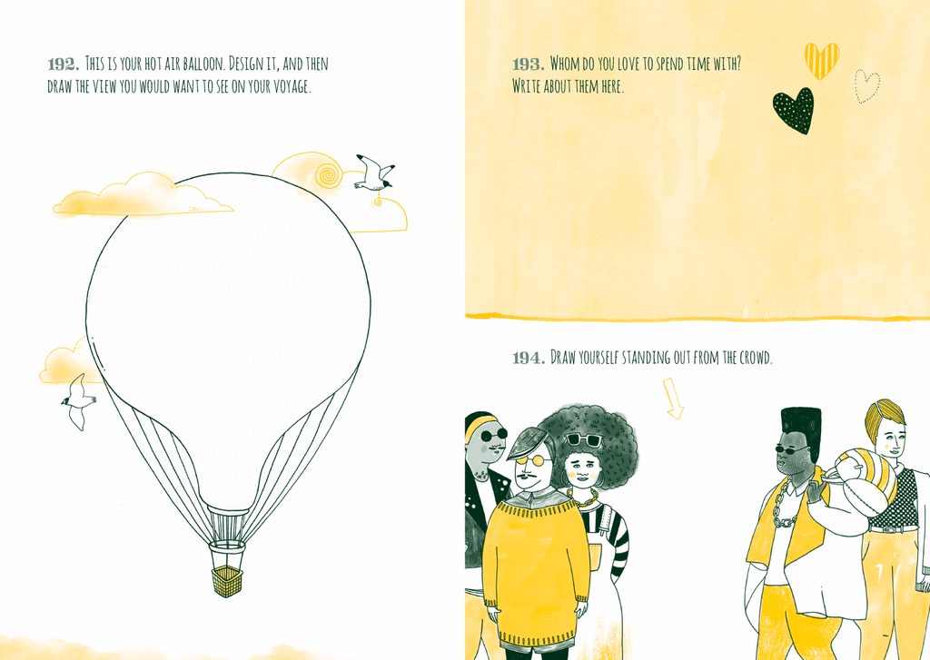 Daily Creativity & Personal Reflection Journal – 365 Guided Writing & Drawing Activities