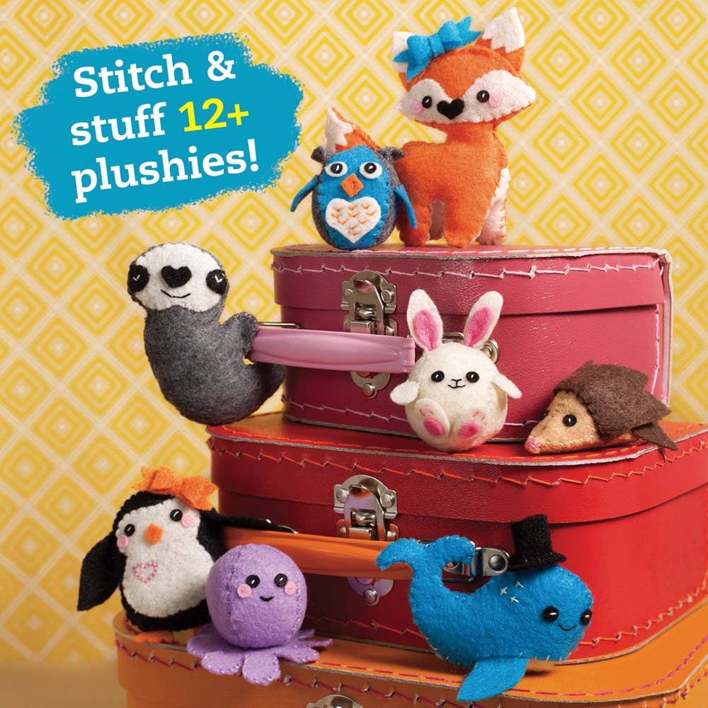 Hand-Sewing & Textile Arts Learning Kit: Animal Plush Construction and Pattern Skills