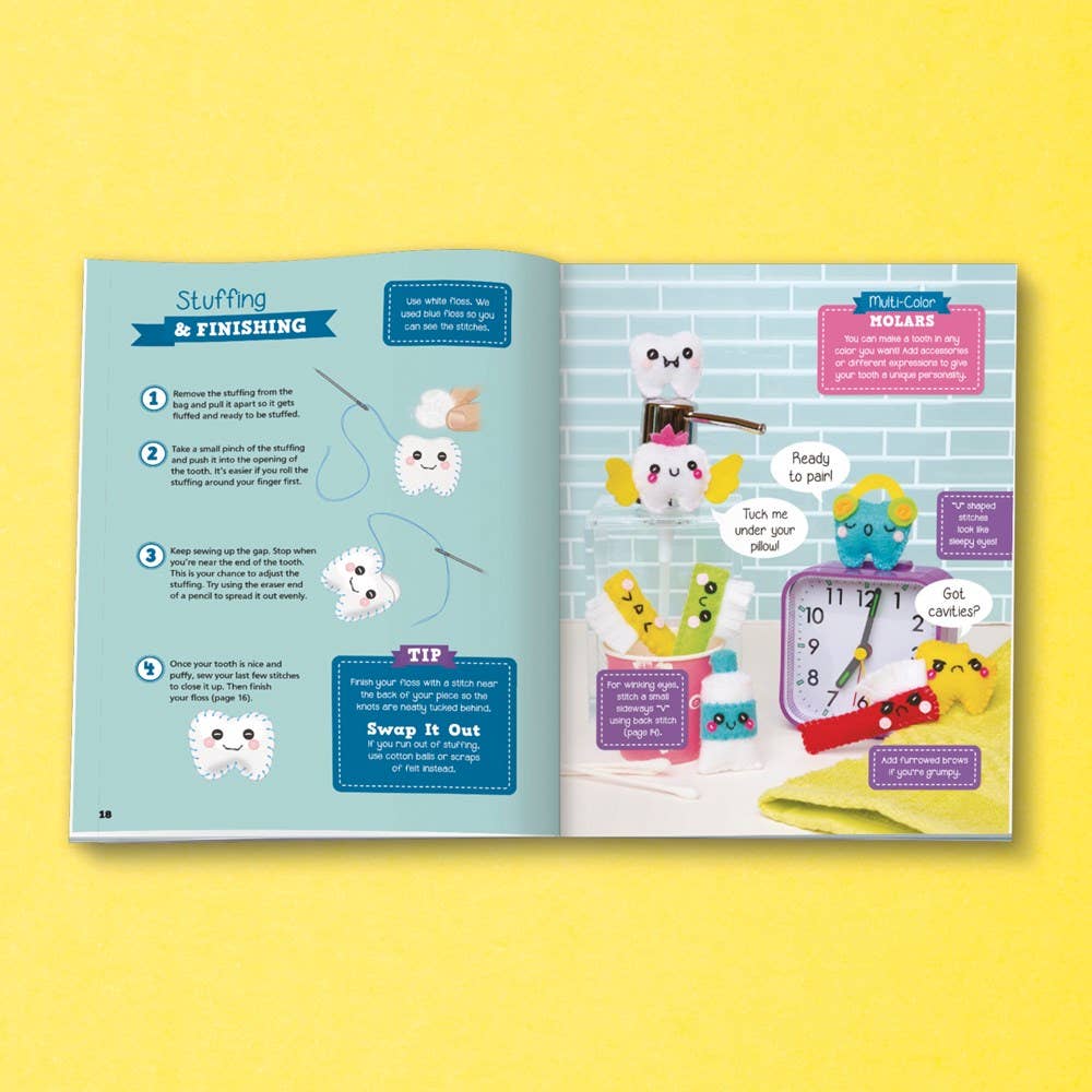 Beginner Sewing & Textile Arts Learning Kit: Plush Construction and Pattern Skills