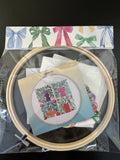 Educational Botanical Embroidery Learning Kit – Fiber Arts, Observation & Fine Motor Skill Development