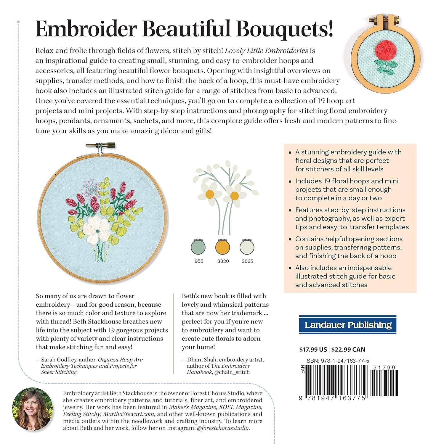 Lovely Little Embroideries: Instructional Guide to Dimensional Floral Fiber Art