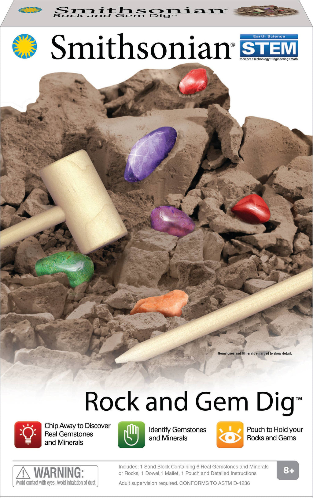 Geology Excavation Kit – Rock and Mineral Identification STEM Learning Activity (Hands-On Earth Science Exploration)