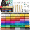 Educational Polymer Clay Art & Sculpture Kit – Color Theory, 3D Design & Creative Skill Development (Arteza® Oven Bake Clay, Tools & Accessories Set – 42 Colors)