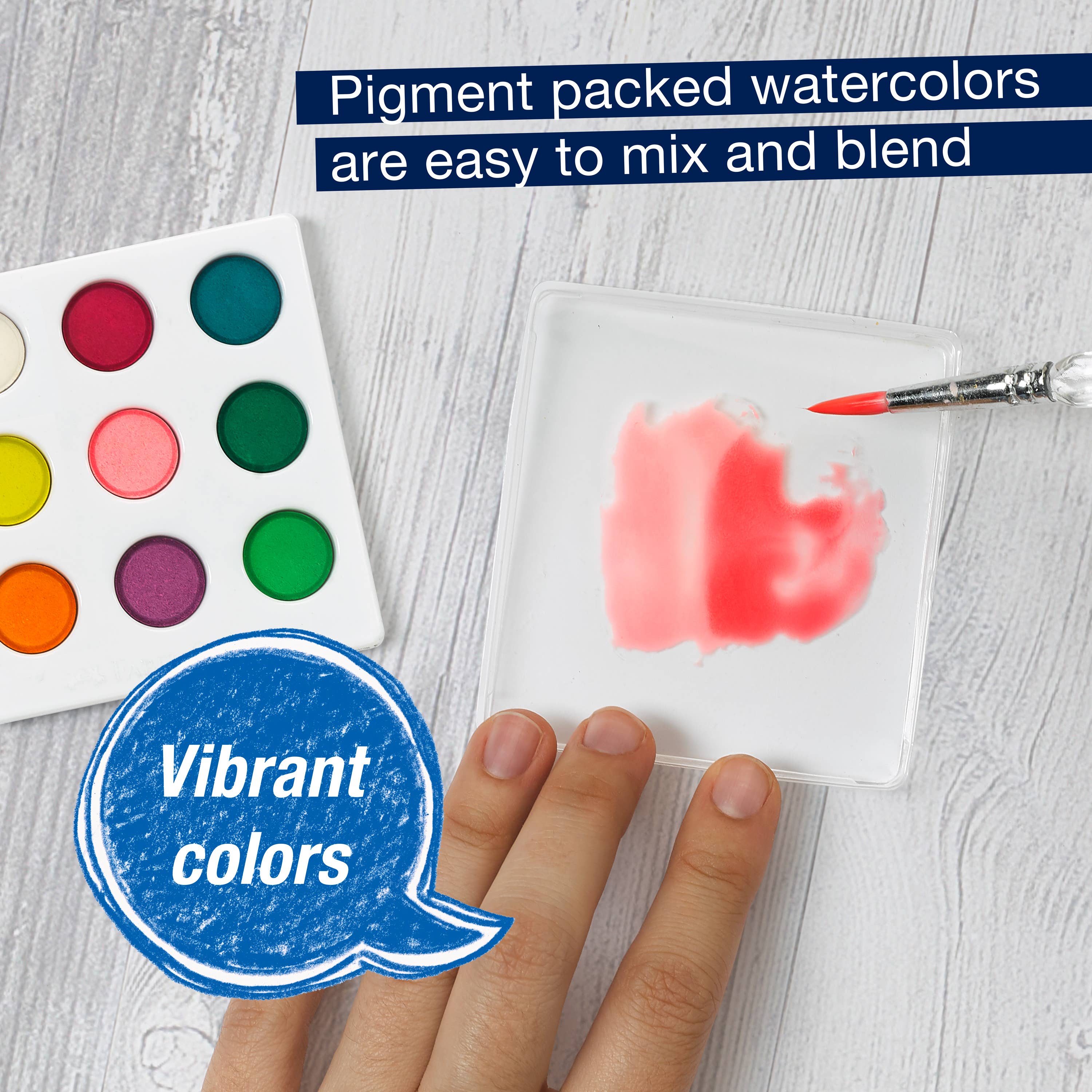 Educational Watercolor Art Kit: Tropical Paint-by-Number Canvas – Learn Beginner Painting Techniques and Color Theory
