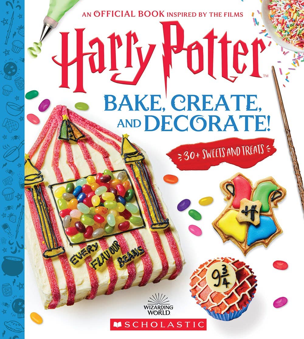 Baking and Food Decoration Learning Book – Culinary Skills, Creative Design, and Step-by-Step Dessert Instruction Guide (Harry Potter: Bake, Create, And Decorate Book)