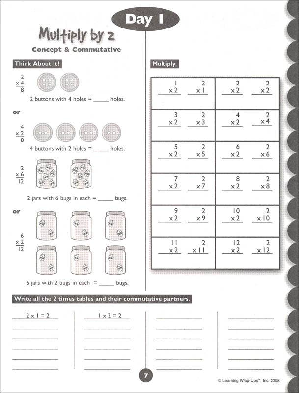 Learning Wrap-ups: 10 Days to Multiplication Mastery