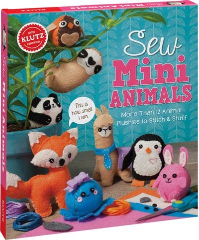 Hand-Sewing & Textile Arts Learning Kit: Animal Plush Construction and Pattern Skills
