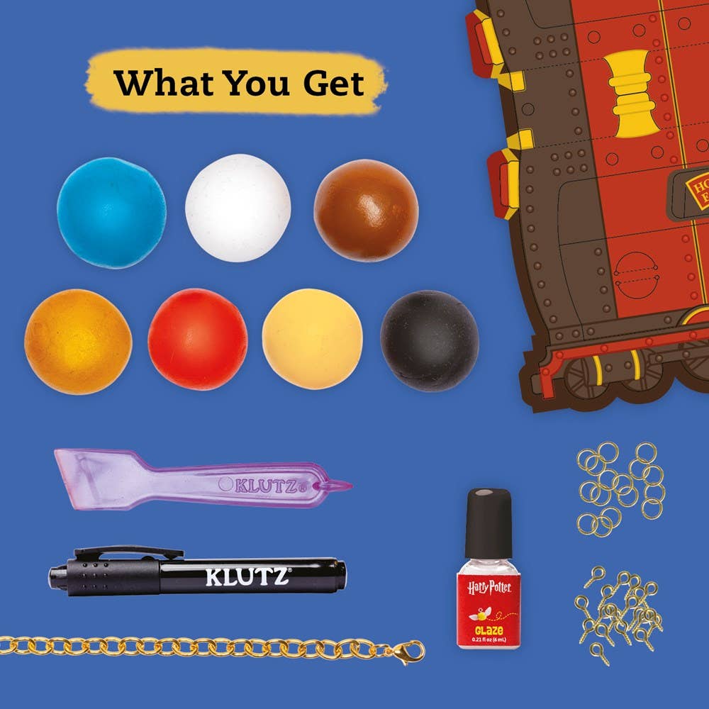 Harry Potter Clay Charms – Polymer Clay Sculpture, Jewelry Design & Fine Motor Skills Kit