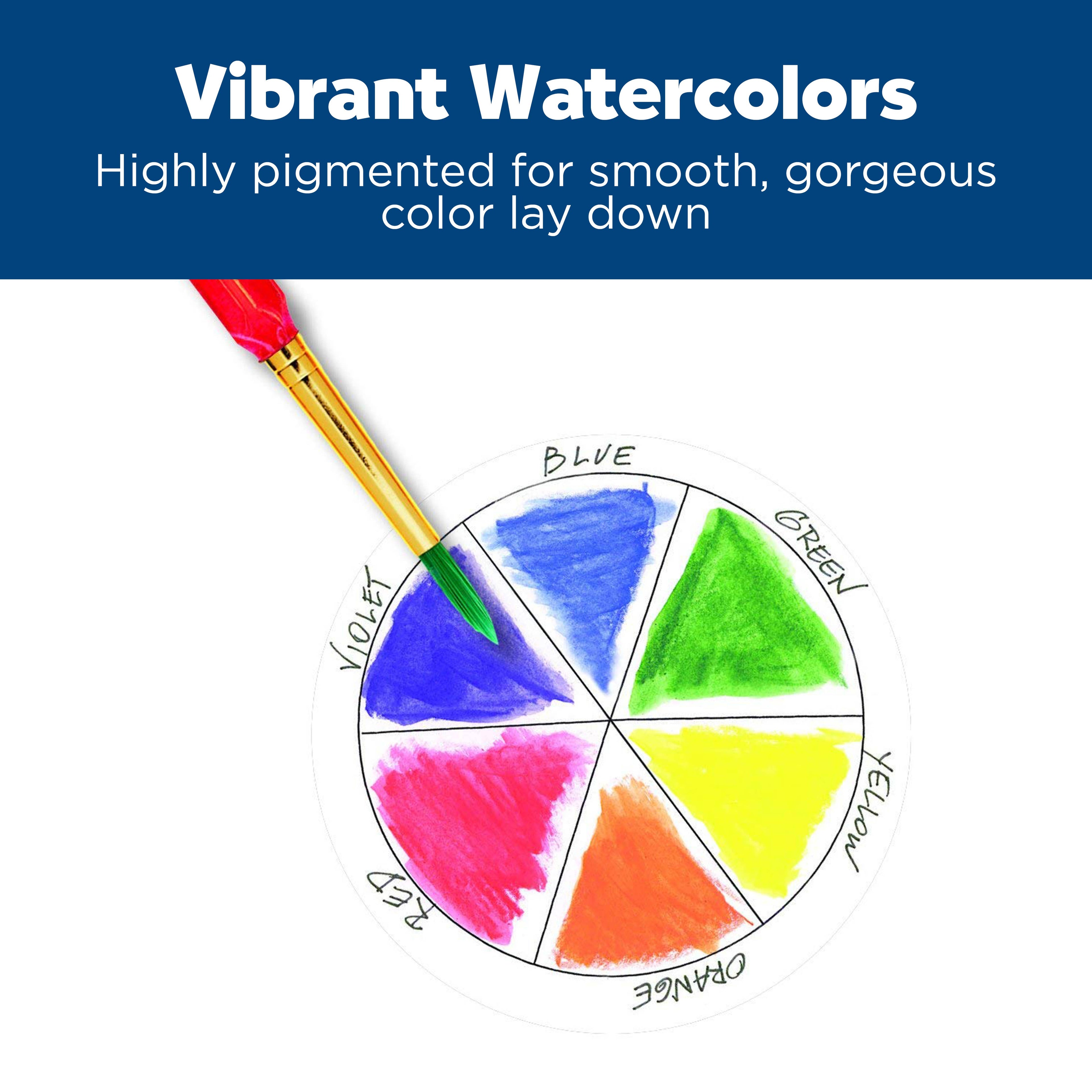 Educational Watercolor Pencil Set (12 Pack) – Triangular Grip EcoPencils for Blending, Color Theory, and Art Skill Development
