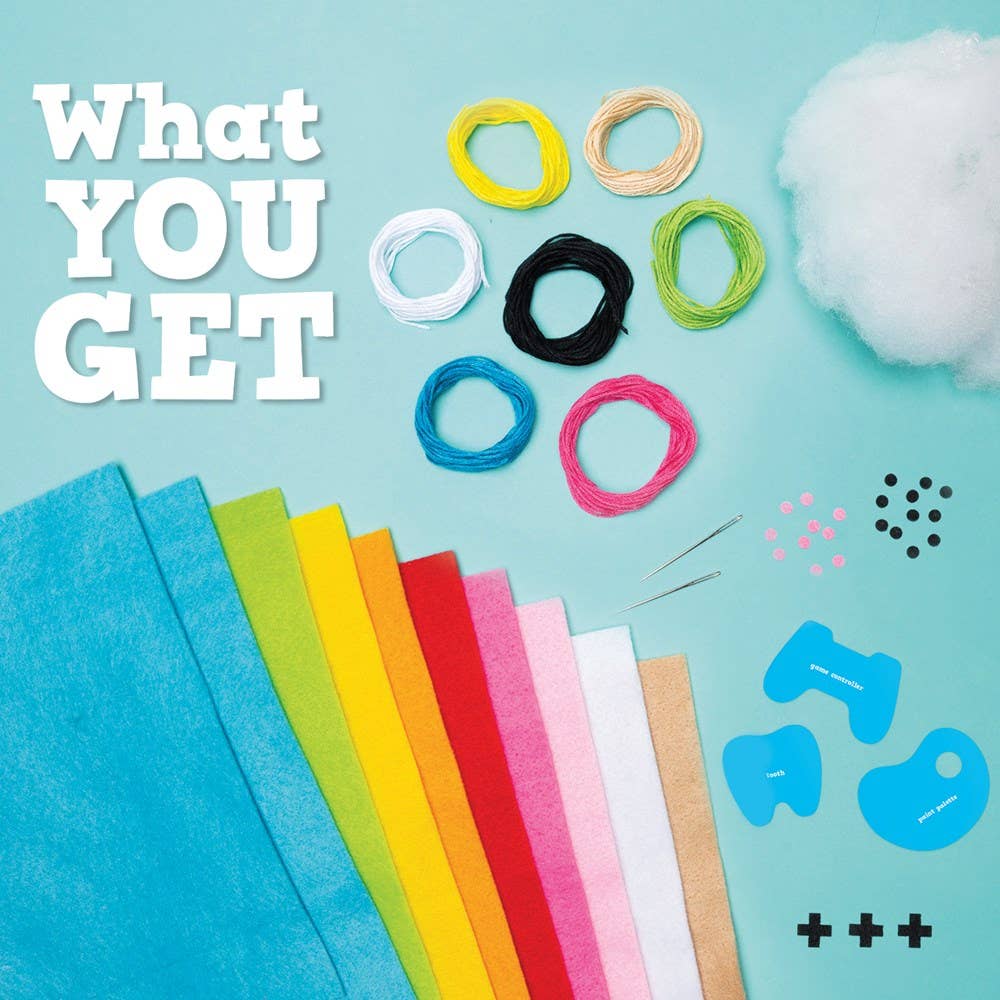 Beginner Sewing & Textile Arts Learning Kit: Plush Construction and Pattern Skills