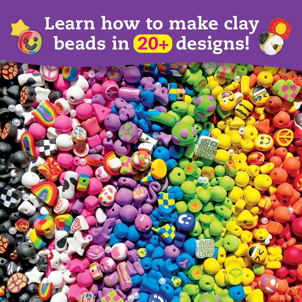 Educational Polymer Clay Art Kit: Klutz Ultimate Clay Bead Book – Learn Jewelry Design, Color Theory, and Sculpting Techniques