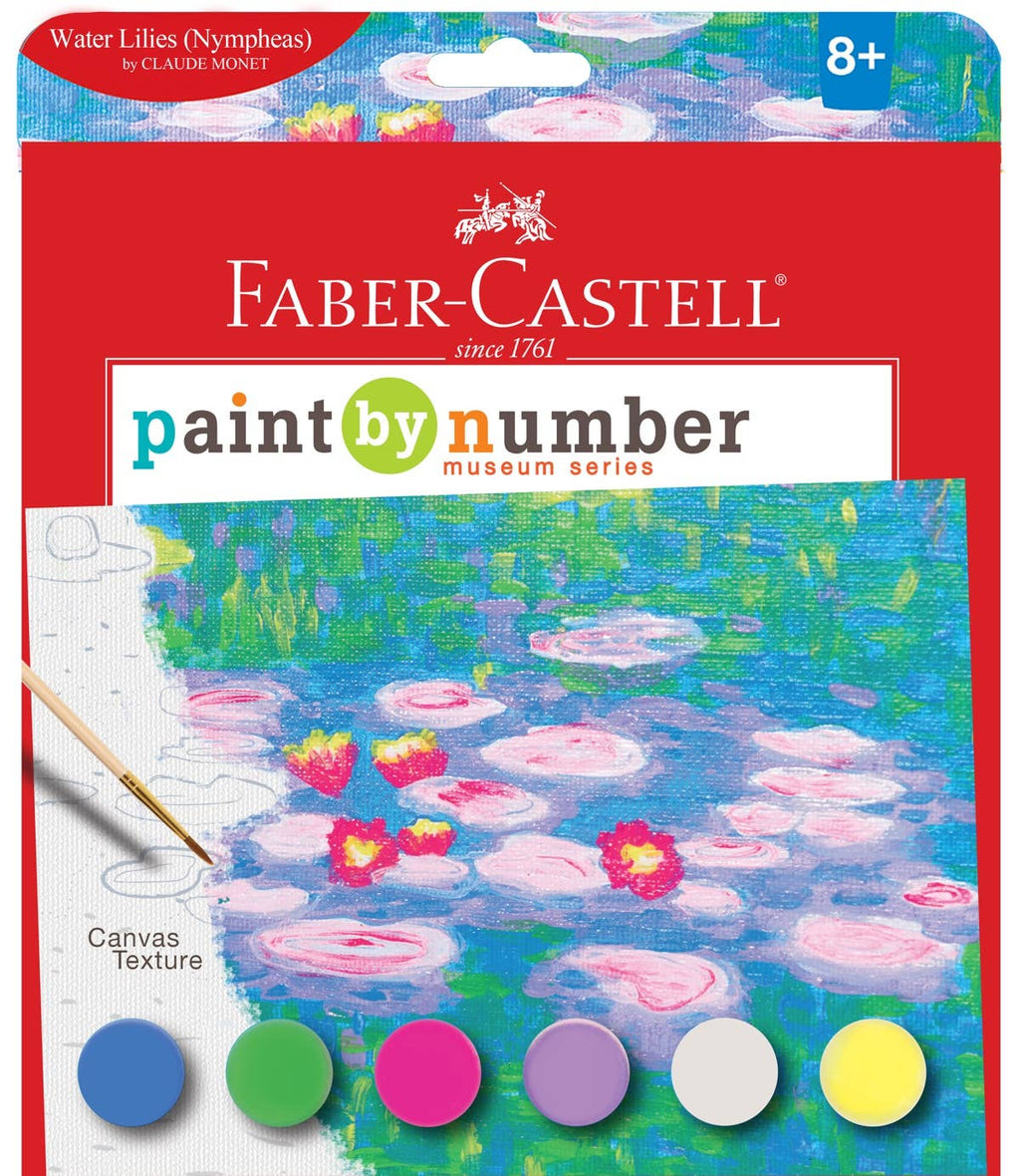 Faber-Castell® Museum Series Paint by Number – Water Lilies Inspired by Claude Monet