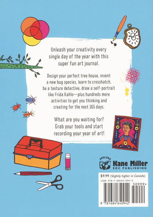 Daily Art & Creative Thinking Journal – 365 Guided Drawing and Observation Activities