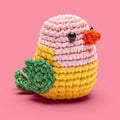 Educational Crochet Learning Kit – Beginner Fiber Arts Skill Development: Woobles Cupid the Lovebird