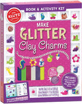 Klutz Make Glitter Clay Charms: Creative Design & Fine Motor Skills Kit – Hands-On Art, Sculpting, and Jewelry-Making Learning Set
