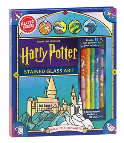 Klutz Harry Potter Stained Glass Art: Back to Hogwarts – Visual Arts, Color Theory, and Literacy Learning Set