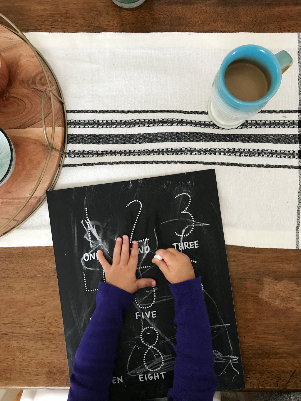 Traceable Numbers Trace-n-Erase Chalkboard®