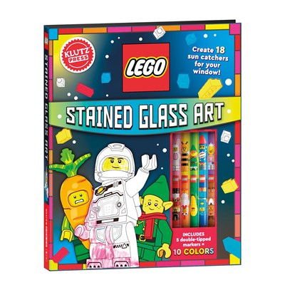 Klutz LEGO Stained Glass Art: Color & Light Exploration Kit – Visual Arts, Color Theory, and Creative Design Learning Set