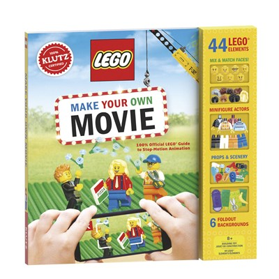 Klutz LEGO Make Your Own Movie: Stop-Motion Animation & Digital Media Learning Kit – STEM, Filmmaking, and Creative Technology Activity Set