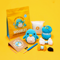 Educational Crochet Learning Kit – Beginner Fiber Arts Skill Development: The Woobles Pierre the Penguin Beginner Crochet Kit