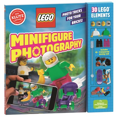 Klutz LEGO Minifigure Photography: Visual Arts & Digital Photography Learning Kit – Composition, Perspective, and Creative Storytelling Activity Set